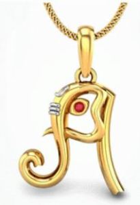 chennai gold diamonds jewellery ganesh om pendant