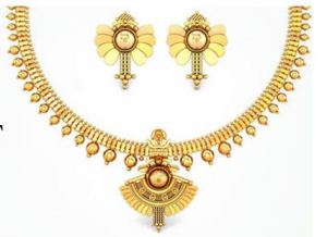 chennai gold jewellery necklace ear studs