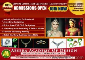 jewellery designing poster banner training institute skills