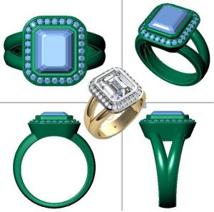 rhino jewelry cad cam design model